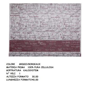 TOVAGLIETTA CARTA DINNER cm.30x40 x250 Pz. ART.0425N [CELTEX216]