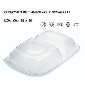 COPERCHIO X CONT.NERO 2 SCOMP.1300 ML x 50 Pz.ART.HOT53172 [DAMPE125]