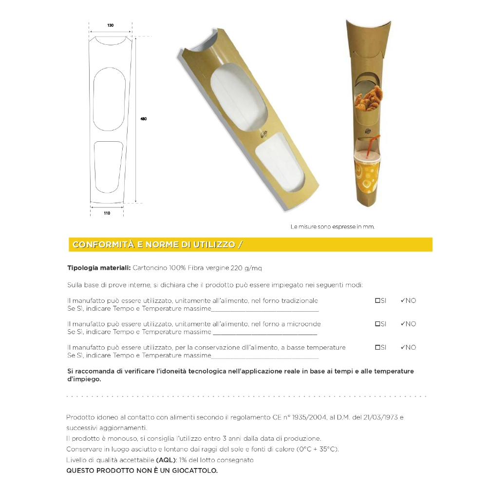 FREEBOX TRIO x 50 Pz. ART.651-81 [SDG165]