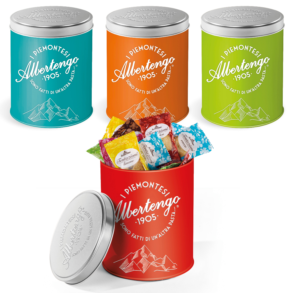 CILINDRO IN LATTA PASTICCERIA Gr.250 V.16,00 ART.BCM [ALBERTENGO350]