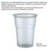 BICCHIERE PLASTICA TRASP. 250 ML(TACCA 200 ML) x 50 Pz. ART.6625580 [BIBO300]