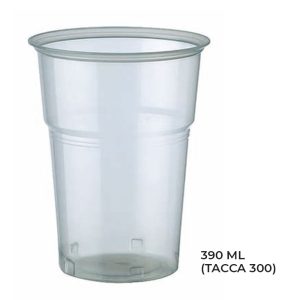 BICCHIERE PLASTICA (CRISTAL) 400 ML(TACCA 300ML)x 50 Pz.ART.6636570 [BIBO355]