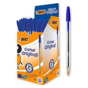 CRISTAL PENNA BIC BLU x 50 Pz. [BIC505]
