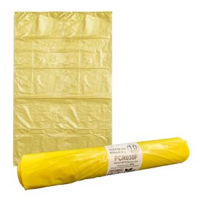 SACCO GIALLO Gr.30 72 x 110cm (10 strappi) ART.PCR030F [BIOEXTRUSION144]