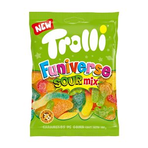FUNIVERSE SOUR MIX BUSTA Gr.100 x 12 Pz.TROLLI [CADO495]
