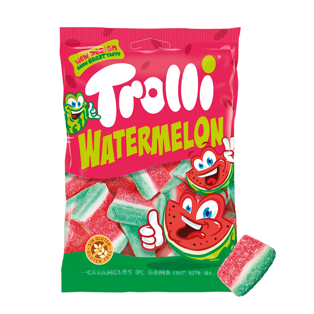 WATERMELON BUSTA Gr.100 x 12 Pz.TROLLI [CADO503]