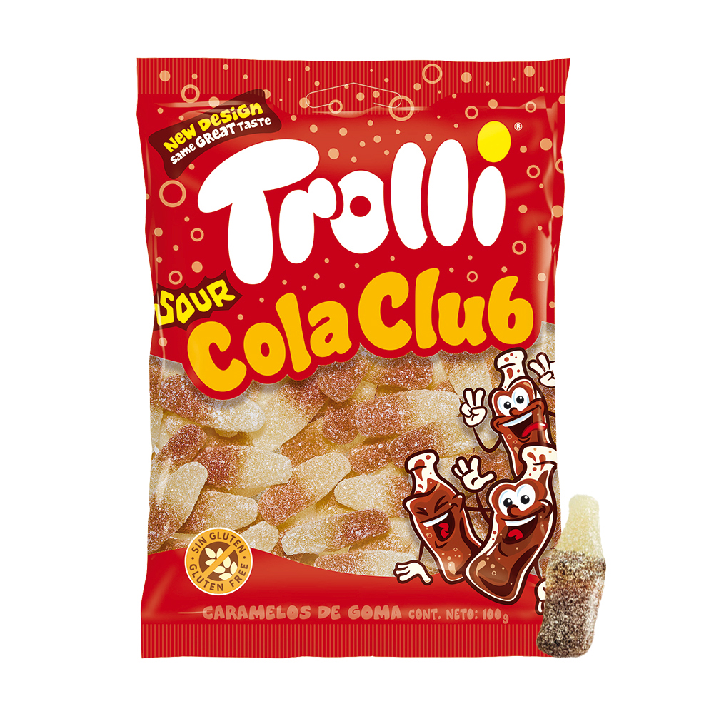 SOUR COLA BUSTA Gr.100 x 12 Pz.TROLLI [CADO515]