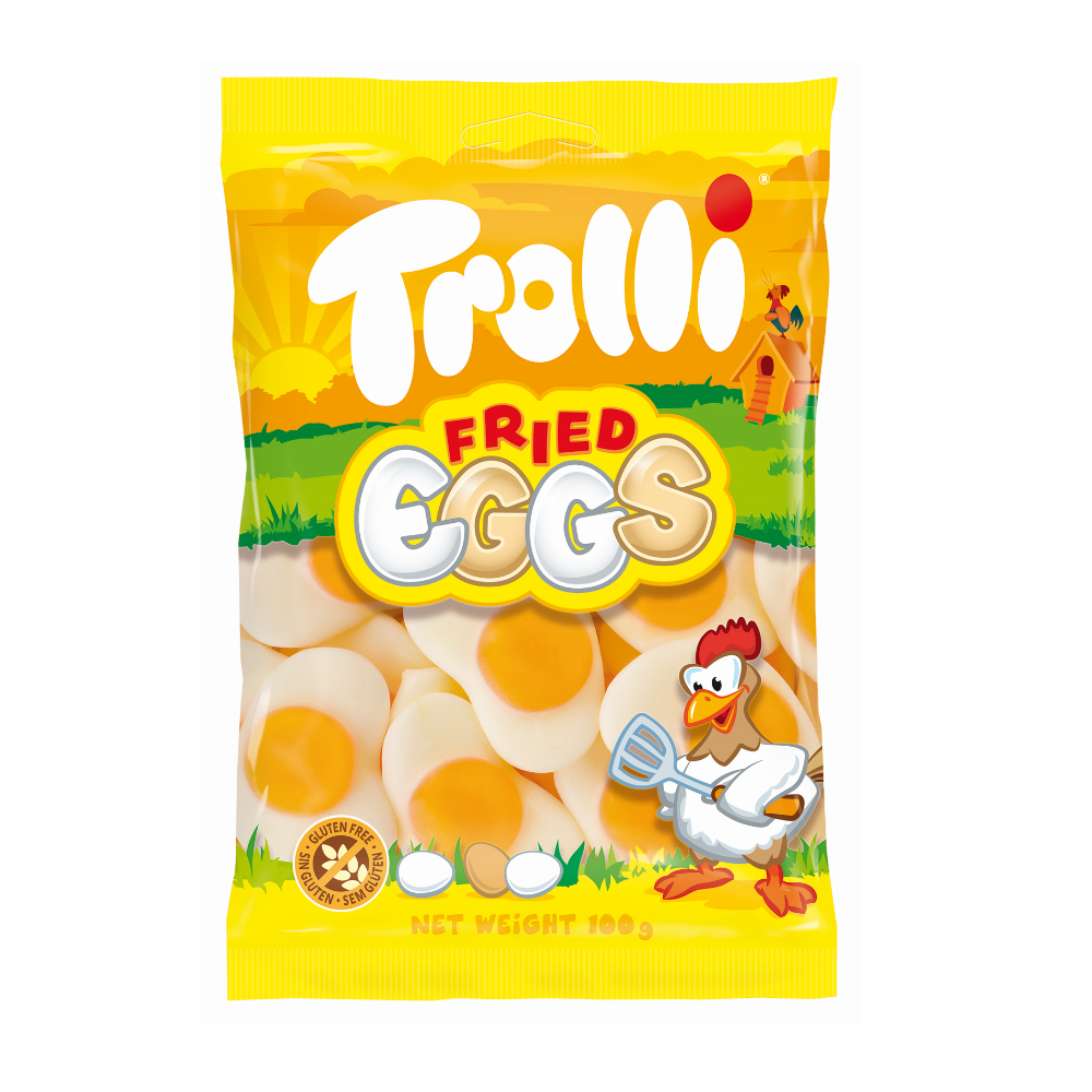 FRIEND EGGS BUSTA Gr.100 x 12 Pz.TROLLI [CADO532]