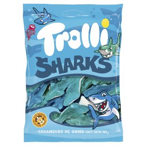 SHARKS BUSTA Gr.100 x 12 Pz.TROLLI [CADO545]