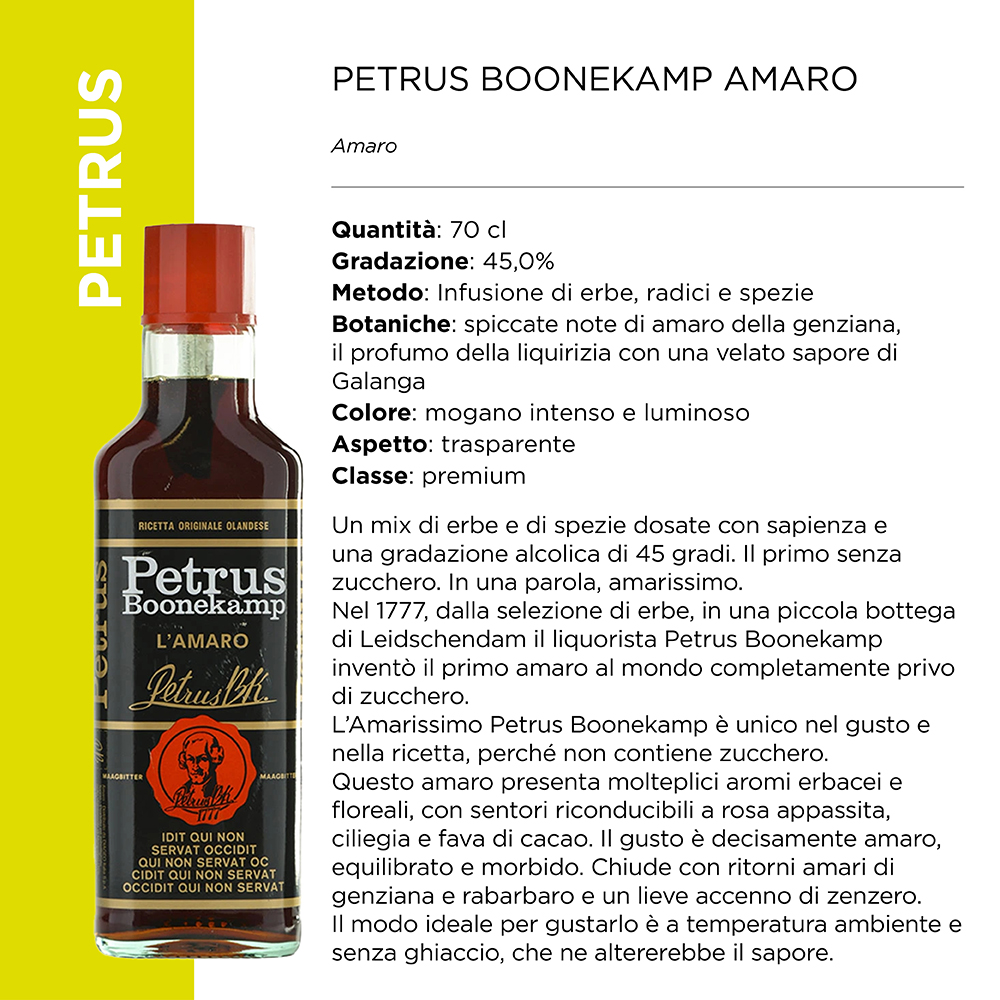 PETRUS BOONEKAMP AMARO 45% Cl.70 [CAFFO150]