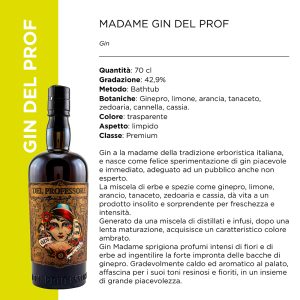 MADAME GIN DEL PROF. 42,9? x Cl.70 [CAMPARI160]