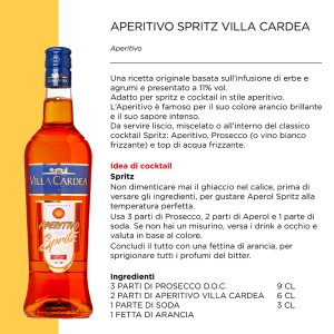 APERITIVO VILLA CARDEA 11% Lt.1 SPRITZ [CELEBRITY100]