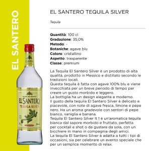 EL SANTERO TEQUILA SILVER 35% 1Lt. [CELEBRITY220]