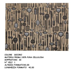 TOVAGLIETTA CARTA BRUNCH cm.30x40 x250 Pz. I-0505N [CELTEX246]