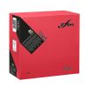 TOVAGLIOLI IN FIBRA 2V ROSSO cm38x38 40 x 36 Pz.ART.I-0457 [CELTEX560]