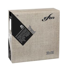 TOVAGLIOLI TREND IN FIBRA 2V GREIGE cm38x38 40 x 18 Pz.ART.I-0821 [CELTEX645]