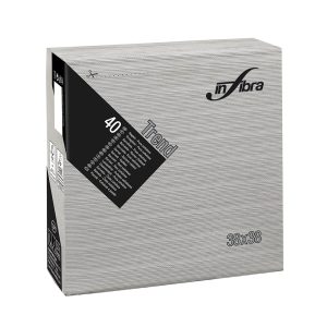 TOVAGLIOLI TREND IN FIBRA 2V NERO cm38x38 40 x 18 Pz.ART.I-0977 [CELTEX665]