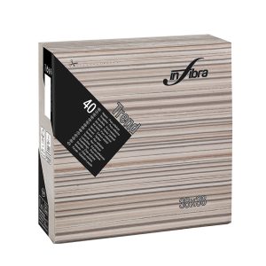 TOVAGLIOLI TREND IN FIBRA 2V TRACCIA CACAO cm38x38 40 x 18 Pz.ART.I-0951 [CELTEX670]