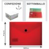 CUSTODIE COLORATE CON BOTTONE F.TO A6 x 60 Pz.ART.993/3 [ALPLAST165]