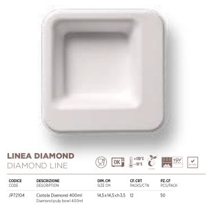 CIOTOLA DIAMOND 400 ml x 50 Pz. ART.JP72104 [DAMPE153]