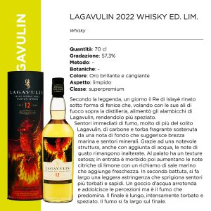 LAGAVULIN 2022 WHISKY 57,3?x Cl.70 EDIZIONE LIMITATA [DIAGEO172]