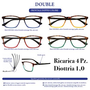 DOUBLE ESPRESSO RICARICA x 4 Pz.V.9,90 DIOTRIA 1,0 [ESPRESSO175]