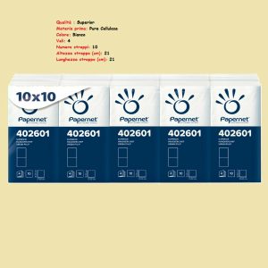 FAZZOLETTI PAPERNET 10 x 24 Pz.ART.402601 [PAPERNET145]