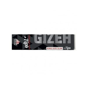 GIZEH CARTINE KING SIZE SLIM BLACK EXTRA FINE + FILTRI TIPS x 26 Pz.(COMPRESA ACCISA €6,36) [GIZEH100]