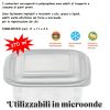 CONTENITORE+COPERCHIO POLIPROP. TRASP. ML 370 x 50 Pz. COD.PP370 [ICONT145]