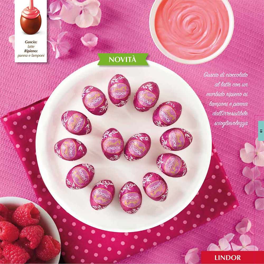 OVETTI LINDOR PANNA E LAMPONE x Gr.500 Pz.59 ART.865649 [LINDTPASQUA111]