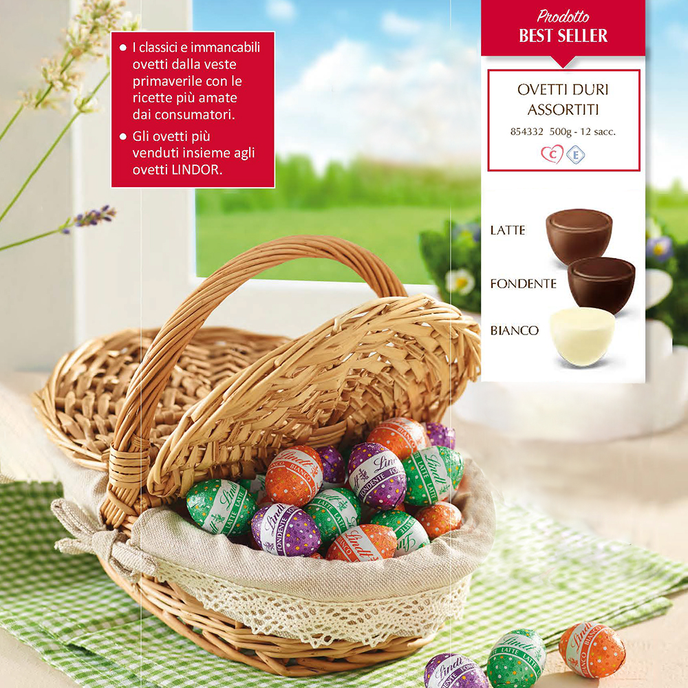 OVETTI DURI ASSORTITI x Gr.500 Pz.59 ART.854332 [LINDTPASQUA312]