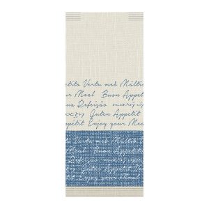 BUSTA PORTAPOSATE CARTA LINO BLU x 125 Pz. ART.BB109B [LUNIPAPER150]