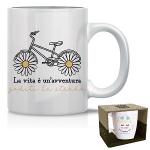 TAZZA LA VITA E' UN'AVVENTURA x 1 Pz. V.9,50 ART.21TT11 [MARPIMAR359]