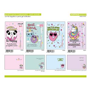 BIGLIETTI SPEC. COMPLEANNO+PENNA x 12 Pz. ART.ATSD36/12 [MARPIMAR507]