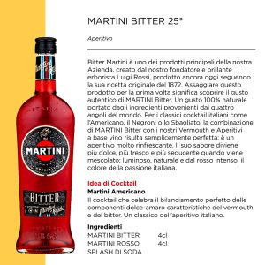 MARTINI BITTER 25?x Cl.100 APERITIVO [MARTINI120]