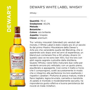 DEWAR'S WHITE LABEL WHISKY 40? x Cl.70 [MARTINI140]