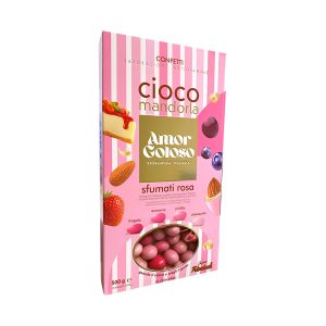 CONFETTI CIOCO MANDORLA SFUMATI ROSA Gr.500 [MAXTRIS190]