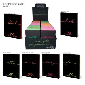 MINI NOTES BLACK EXPO x 96 Pz. V.1,50 ART.20CA05 [MARPIMAR400]