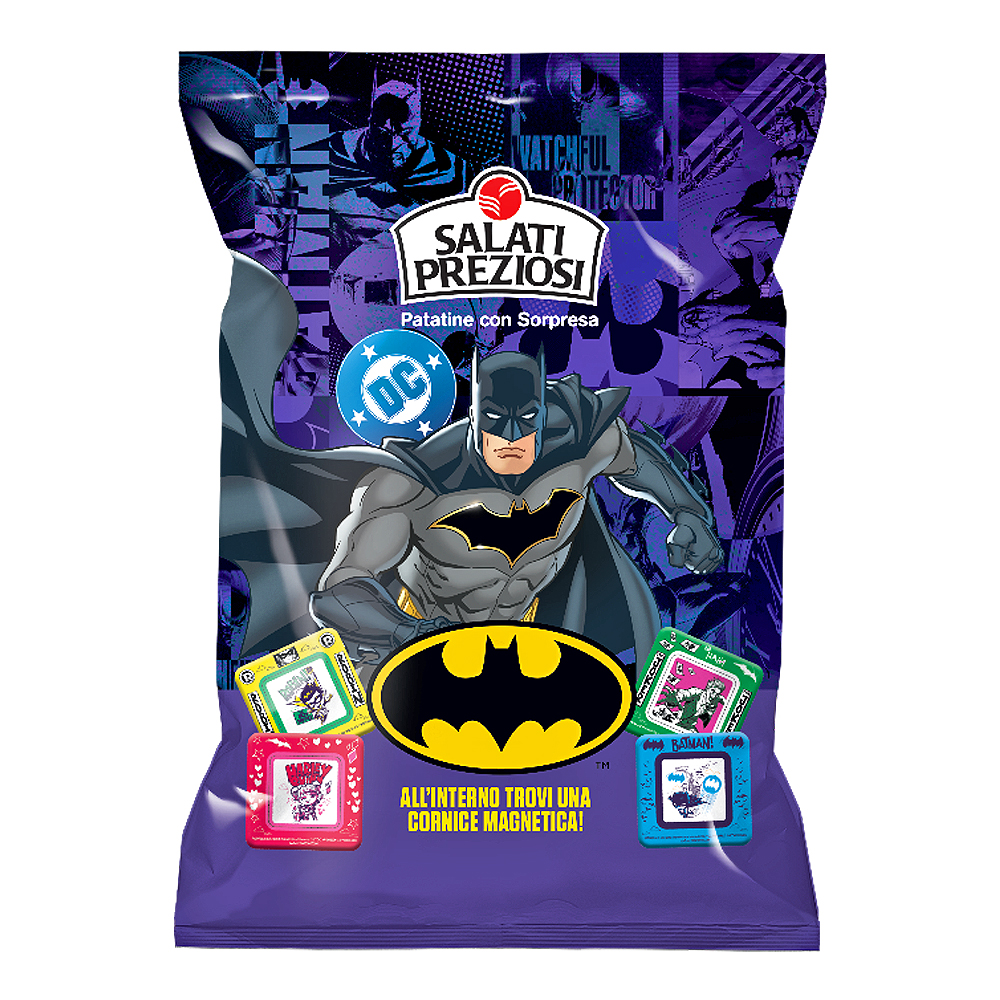 BATMAN MINI CORNICI MAGNETICHE PATATINA Gr.25 x 24 Pz. [MITICA130]