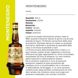 MONTENEGRO 23% CL.100 BOTTIGLIA [MONTENEGRO101]