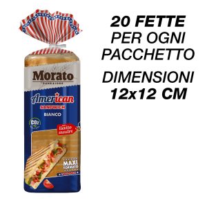 AMERICAN PANE BIANCO SANDWICH Gr.825 x 6 Pz. [MORATO100]