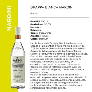 GRAPPA BIANCA NARDINI 50? x 1 LT. [NARDINI100]