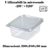 CONTENITORE+ COPERCHIO POLIPROP.TRASP. ML1000 x 50 Pz. COD.OK1000 [ONDIPACK107]