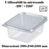 CONTENITORE+ COPERCHIO POLIPROP.TRASP. ML1800 x 50 Pz. COD.OK1800 [ONDIPACK115]