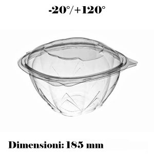 INSALATIERA+ COPERCHIO POLIPROP. SEKIPACK ML1000 x 50 Pz.COD.SLR1000C [ONDIPACK120]