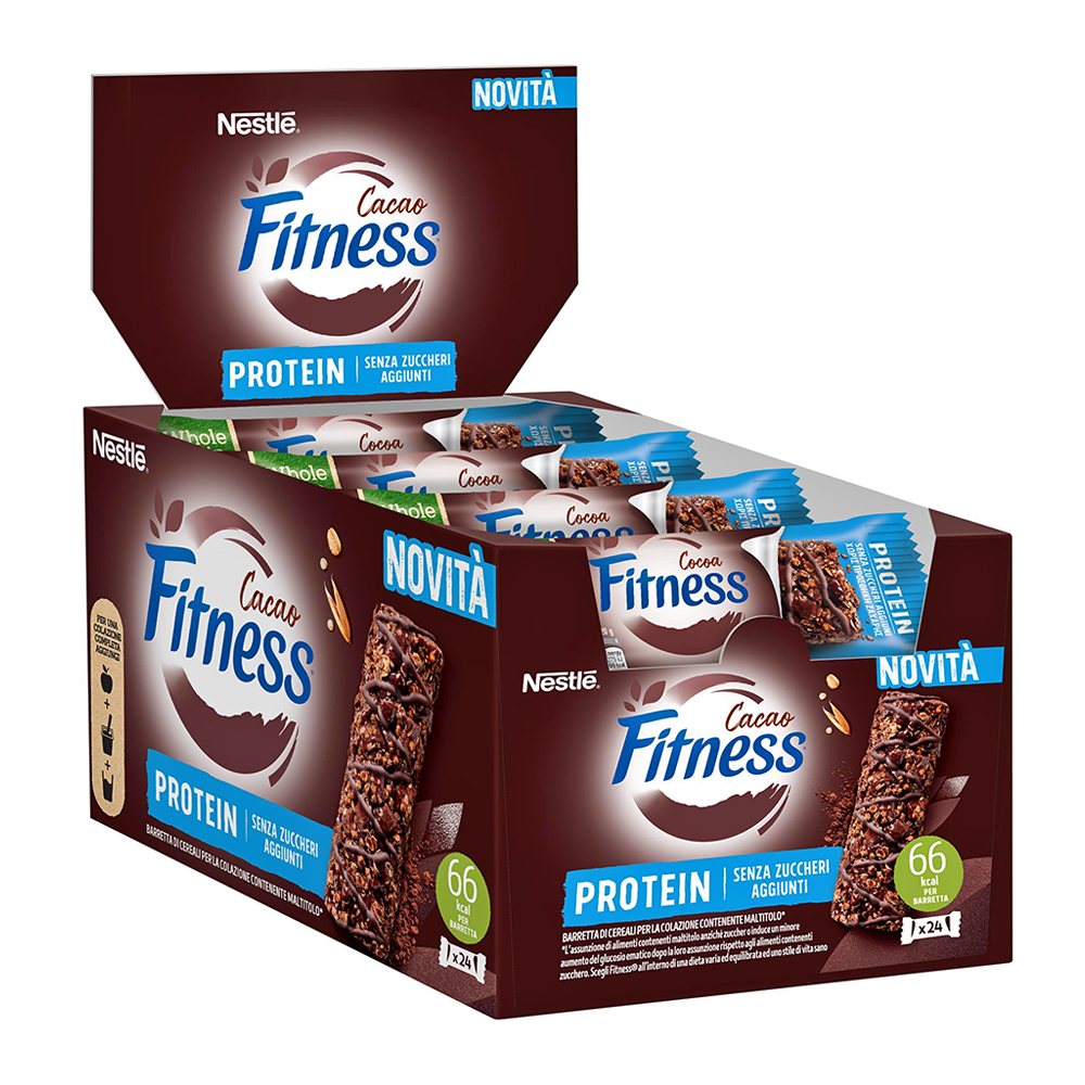 FITNESS PROTEIN CACAO Gr.20 x 24 Pz. [PERUBANCO121]