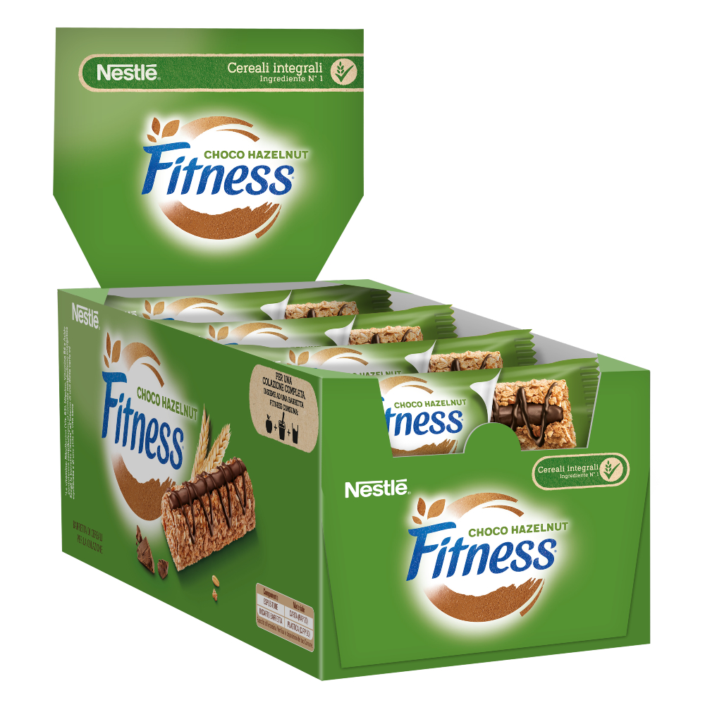 FITNESS CHOCO HAZELNUT CEREALI INTEG. x 24 Pz. [PERUBANCO135]