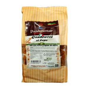 QUADROTTI AL PEPE Gr.250 x 20 Pz. [PUGLIALIMENTARI170]