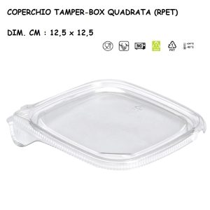 COPERCHIO TAMPER RESISTANT (COMP.600-1000 Ml) x 100 Pz. ART.RFT140 [DAMPE160]