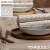 TOVAGLIOLI TNT MAIOLIKE CAPPUCCINO cm40x40 50x20Pz.ART.TOMK3898(AIRLIDE) [ROIAL210]